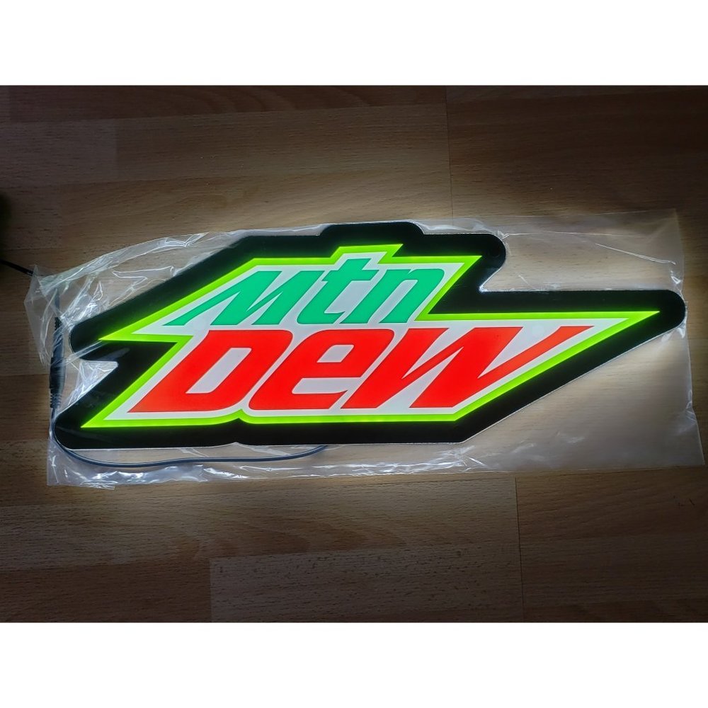 New Mountain Dew LED Sign MTN Dew